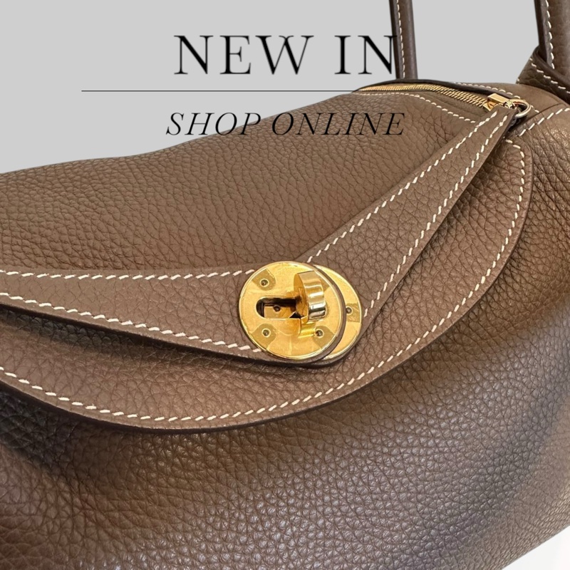 Hermes Lindy26 大象灰金扣-7