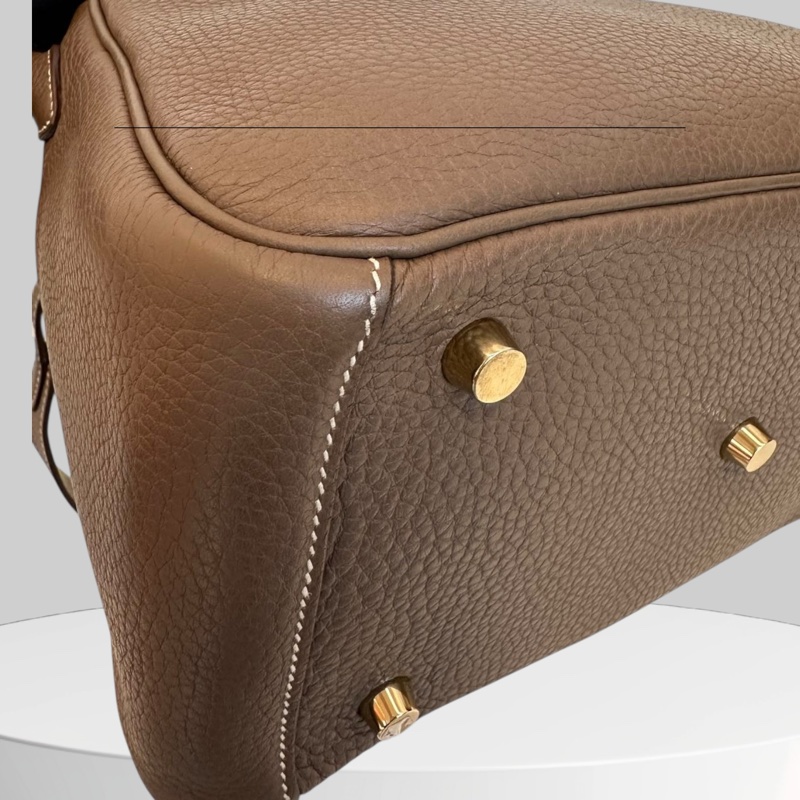 Hermes Lindy26 大象灰金扣-8