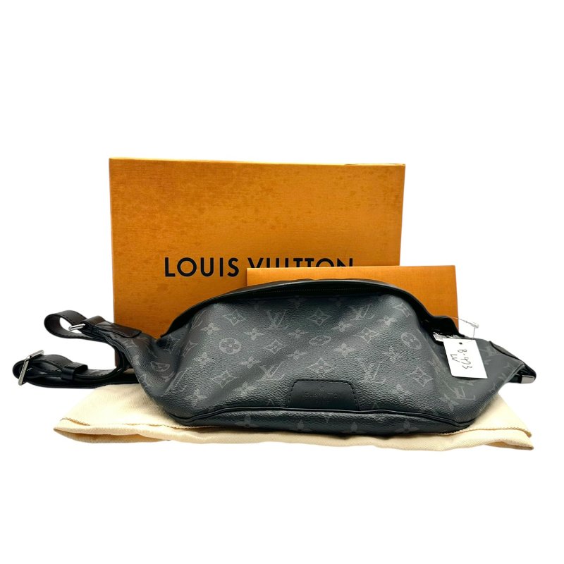 【美收精品】LV 老花黑色腰包 B-473【隔月月中將轉賣至日本 上架期限30天】-16