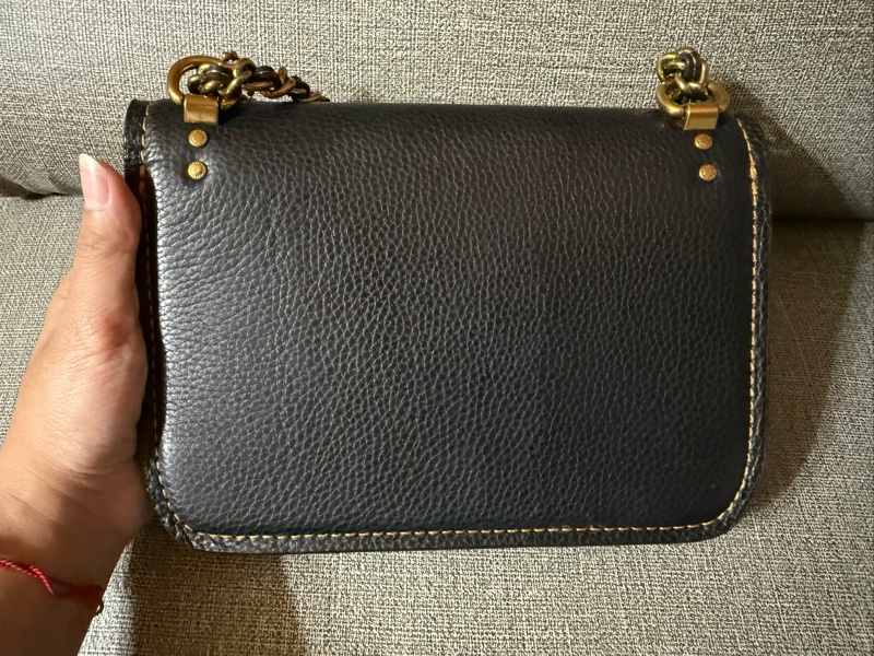 Coach 斜背包 鏈條包 小香-18