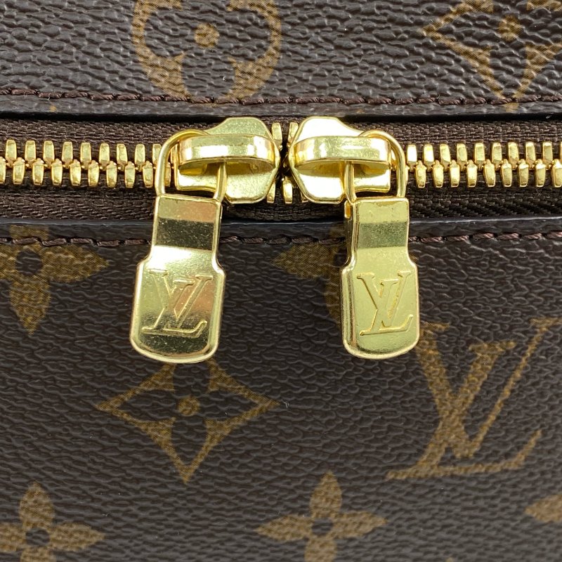 △ Louis Vuitton 路易威登 Brown Coated Canvas Monogram Nice BB Vanity Bag M42265 啡色塗層帆布經典老花化妝箱 - 257014465-8