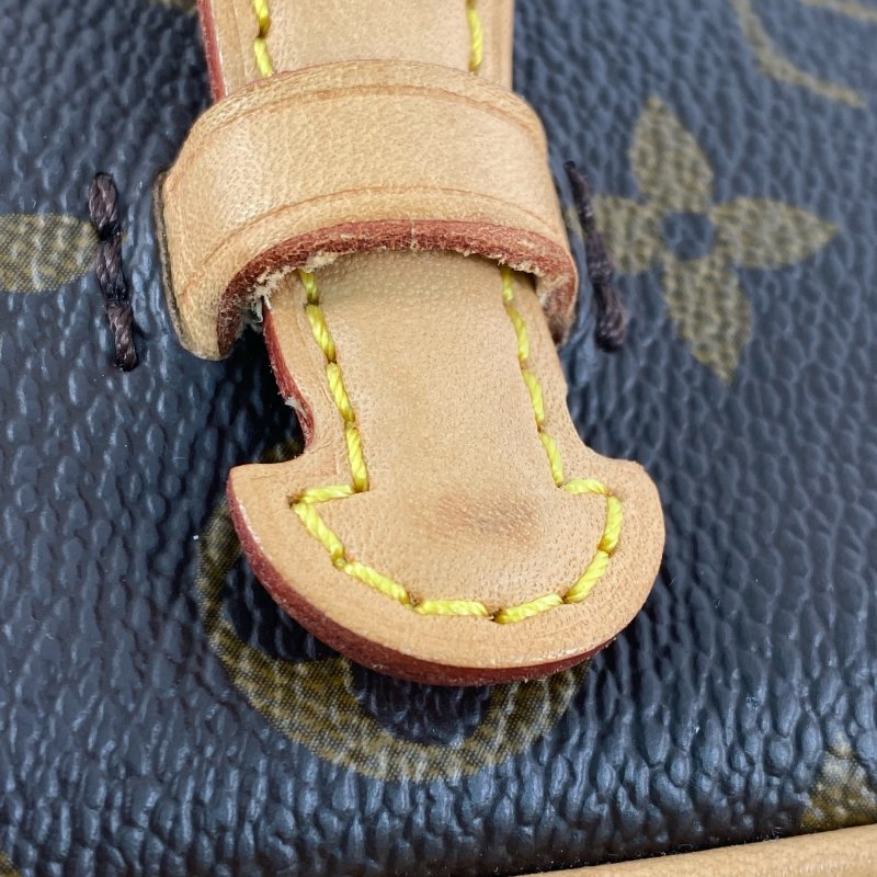 △ Louis Vuitton 路易威登 Brown Coated Canvas Monogram Nice BB Vanity Bag M42265 啡色塗層帆布經典老花化妝箱 - 257014465-13