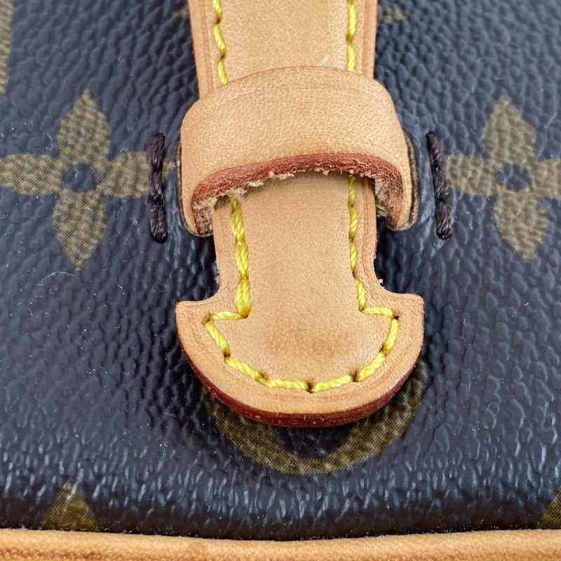 △ Louis Vuitton 路易威登 Brown Coated Canvas Monogram Nice BB Vanity Bag M42265 啡色塗層帆布經典老花化妝箱 - 257014465-14