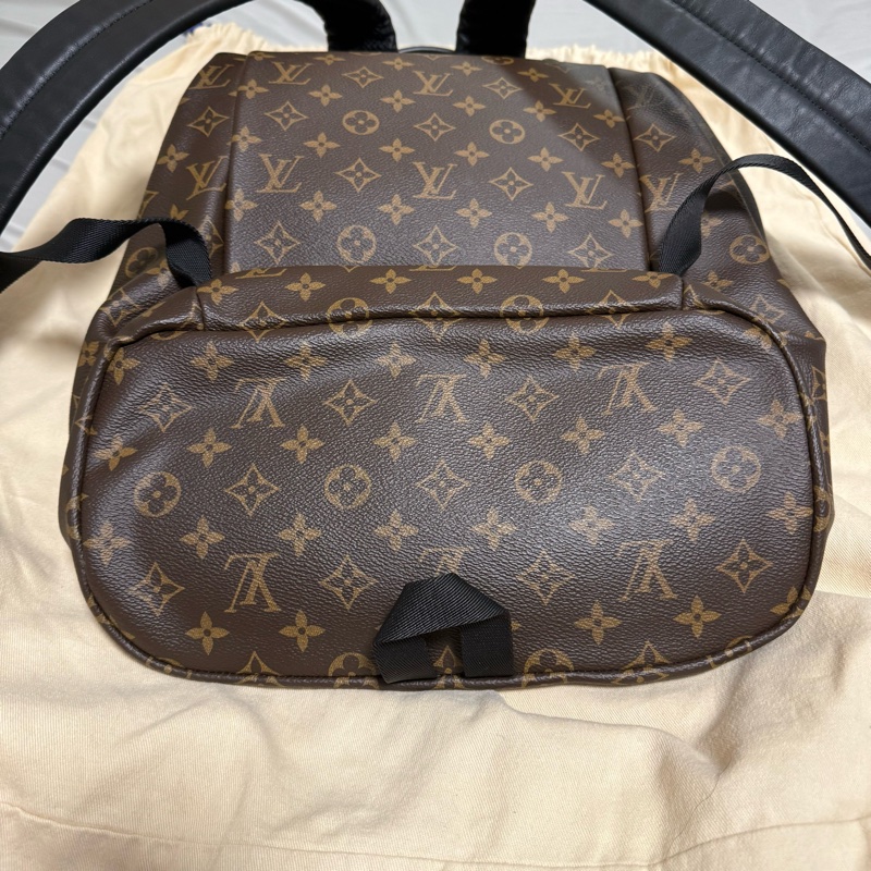 LOUIS VUITTON 棕色 原花 後背包 M43422-2