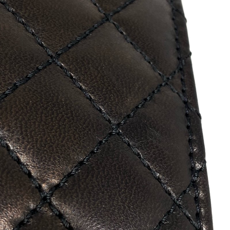 △ Chanel 香奈兒 Black Lambskin Silver Tone Metal Wallet On Chain No.14 A50041 黑色小羊皮銀色金屬鏈條銀包 No.14 A50041 -257014734-13