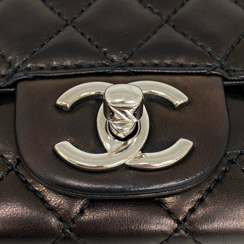 △ Chanel 香奈兒 Black Lambskin Silver Tone Metal Wallet On Chain No.14 A50041 黑色小羊皮銀色金屬鏈條銀包 No.14 A50041 -257014734-15