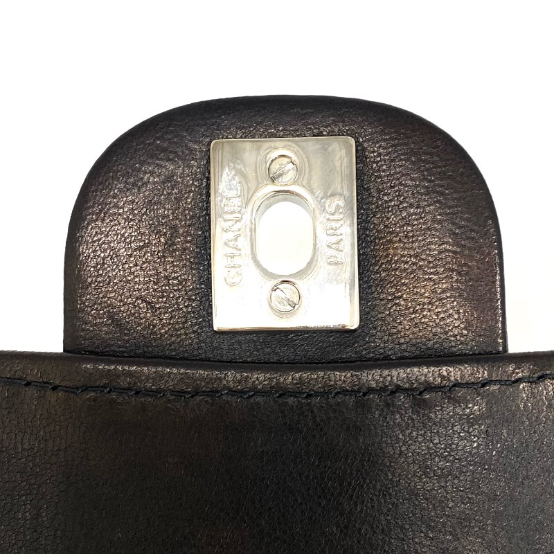 △ Chanel 香奈兒 Black Lambskin Silver Tone Metal Wallet On Chain No.14 A50041 黑色小羊皮銀色金屬鏈條銀包 No.14 A50041 -257014734-17