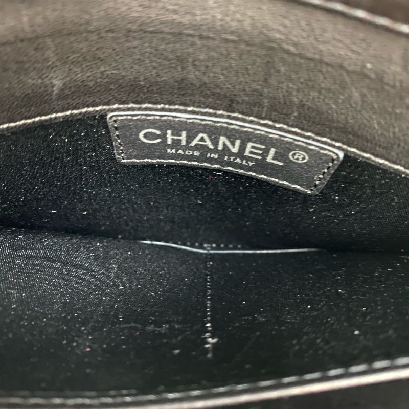 △ Chanel 香奈兒 Black Lambskin Silver Tone Metal Wallet On Chain No.14 A50041 黑色小羊皮銀色金屬鏈條銀包 No.14 A50041 -257014734-22