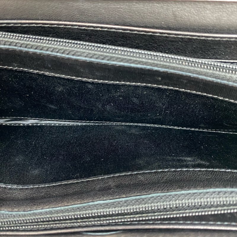 △ Chanel 香奈兒 Black Lambskin Silver Tone Metal Wallet On Chain No.14 A50041 黑色小羊皮銀色金屬鏈條銀包 No.14 A50041 -257014734-26