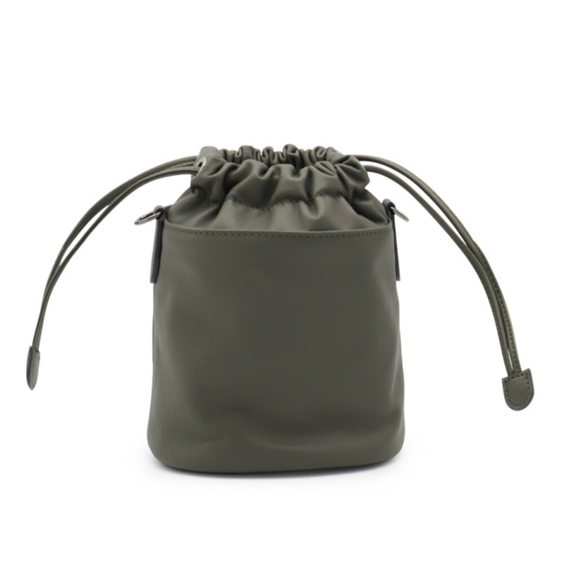 【LONGCHAMP】Le Pliage Xtra XS 牛皮 肩背包 斜背包 水桶包 冷杉綠色 10317987549-4