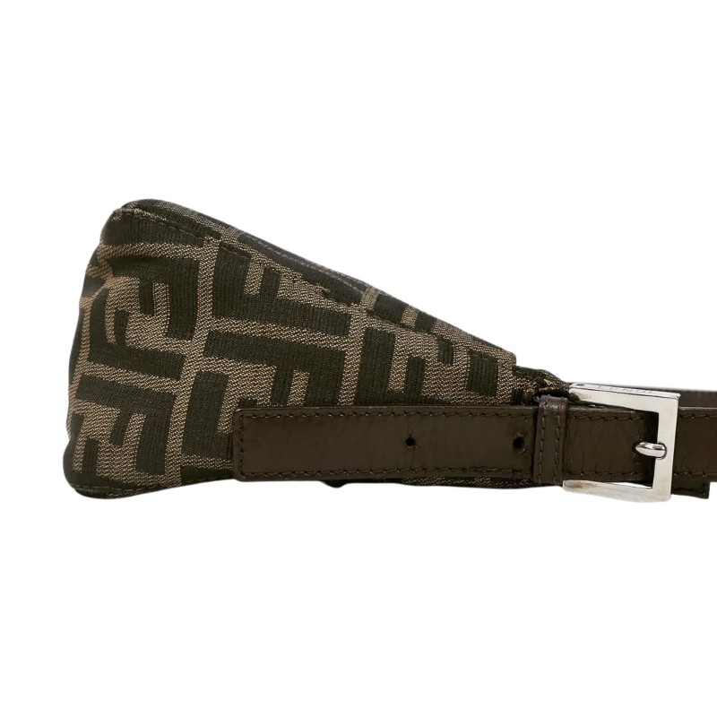 Fendi FF Zucca Mamma Baguette 芬迪老花法棍包 肩背腋下包-3