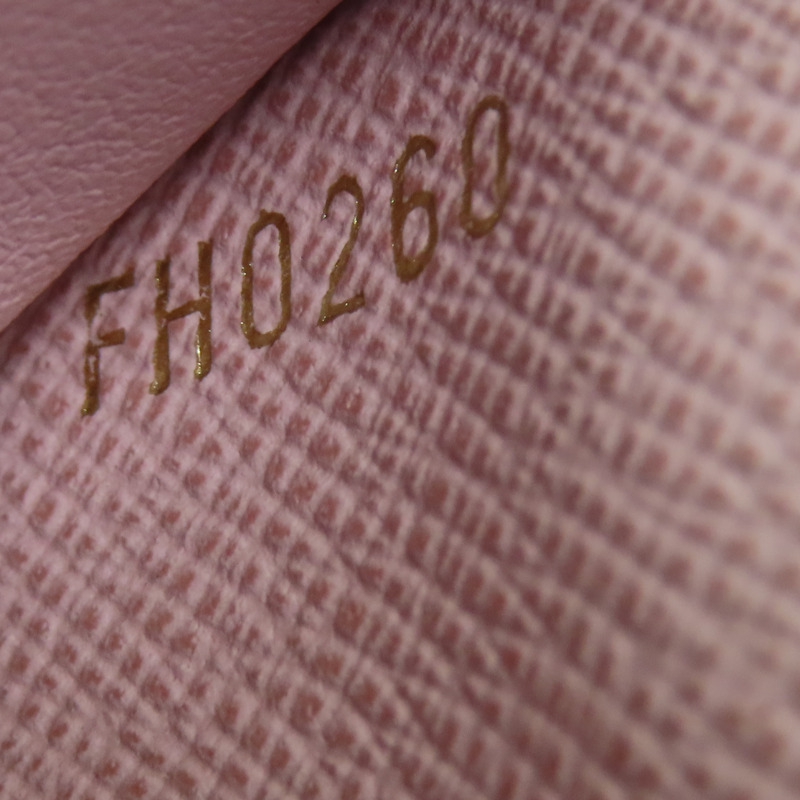 棕色 原花 帆布 Victorine 三折 短夾【LOUIS VUITTON LV 路易威登】 M62360-7