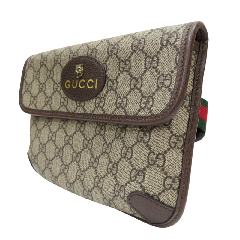 棕色 GG帆布 肩背包【GUCCI 古馳】 131236-2