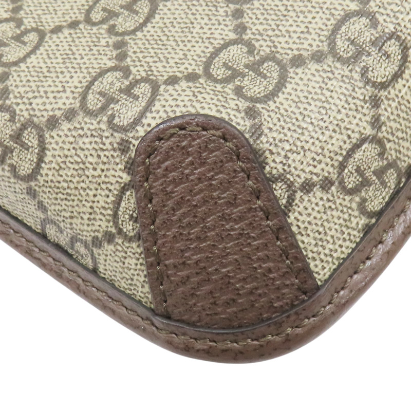 棕色 GG帆布 肩背包【GUCCI 古馳】 131236-8