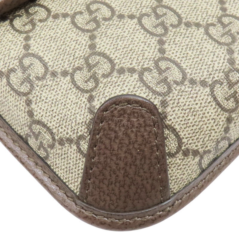 棕色 GG帆布 肩背包【GUCCI 古馳】 131236-11