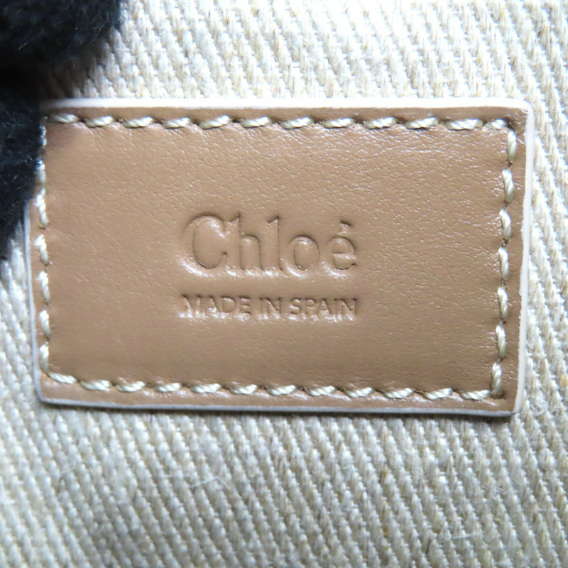 棕色 帆布 圓筒bao 手提肩背包 CHC24AS682L17264-8