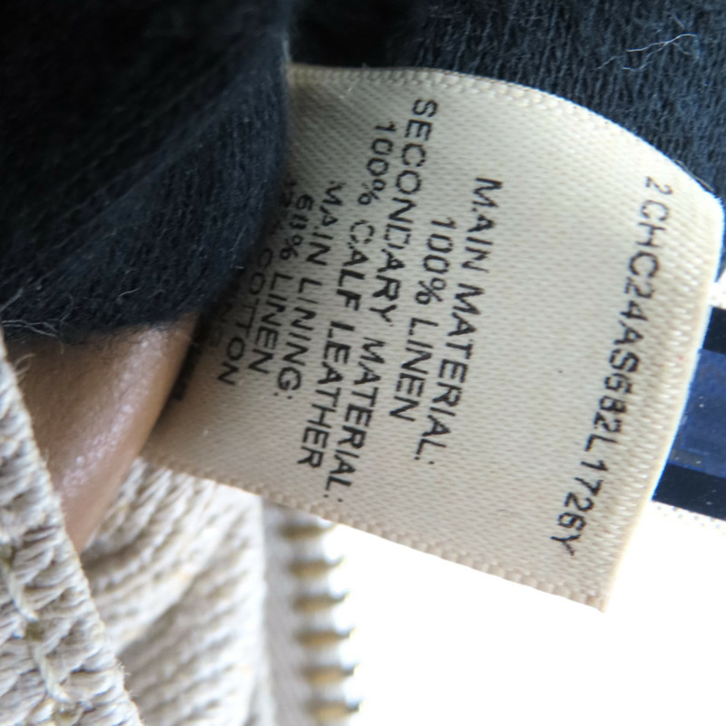 棕色 帆布 圓筒bao 手提肩背包 CHC24AS682L17264-10