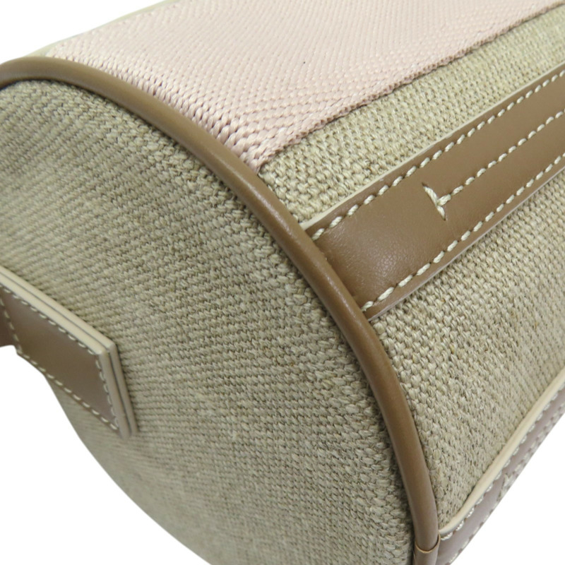 棕色 帆布 圓筒bao 手提肩背包 CHC24AS682L17264-15