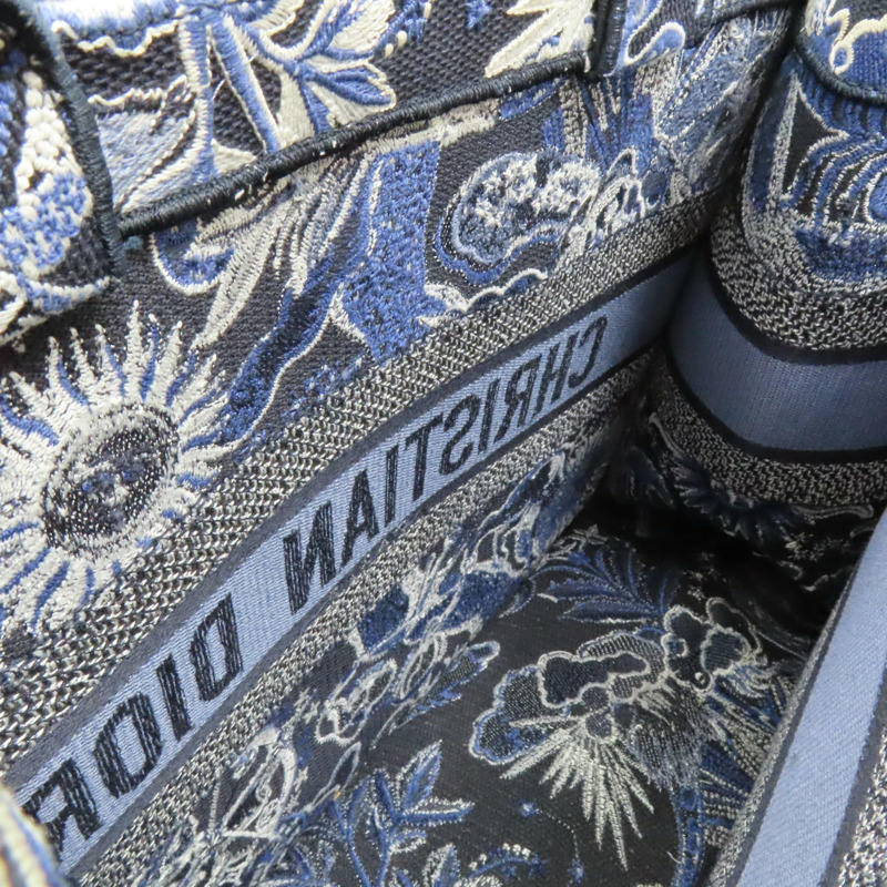 藍色 刺繡帆布 Book Tote 托特包 M12962R2A-5