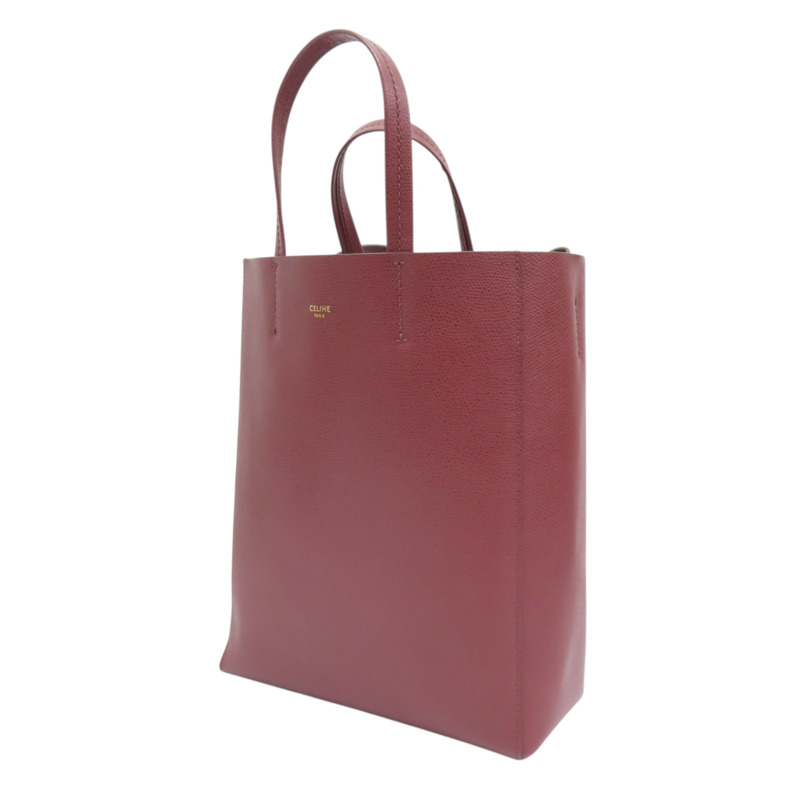 紅色 牛皮 Vertical Cabas Tote 兩用包 189813 189813-2