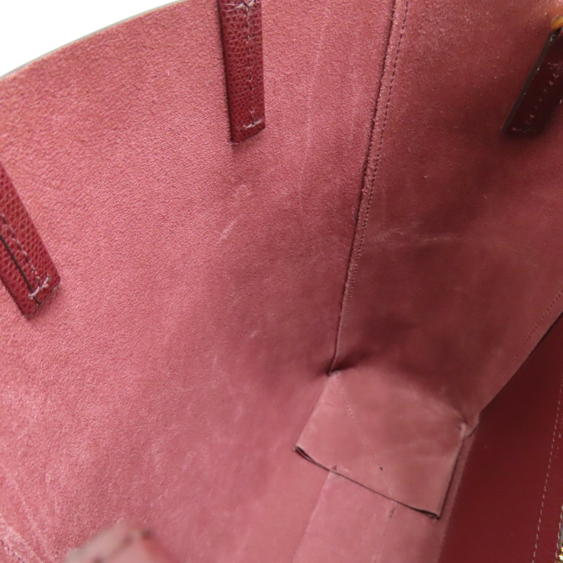 紅色 牛皮 Vertical Cabas Tote 兩用包 189813 189813-5