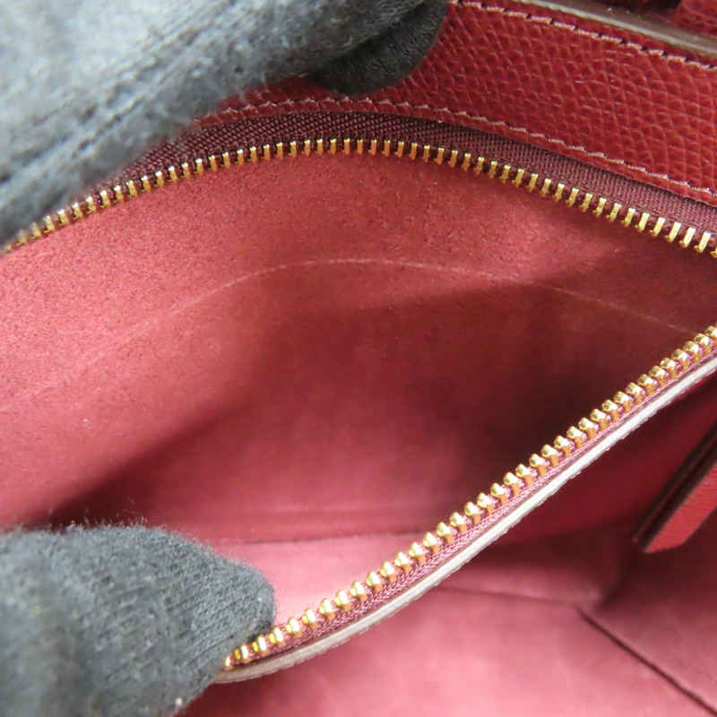 紅色 牛皮 Vertical Cabas Tote 兩用包 189813 189813-6