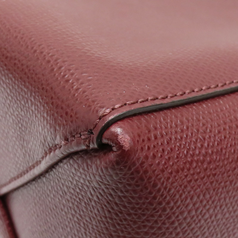 紅色 牛皮 Vertical Cabas Tote 兩用包 189813 189813-13