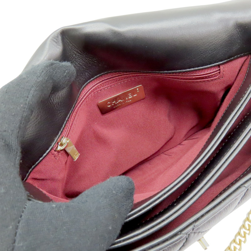 黑色 牛皮 鍊帶 肩背包 無卡-4