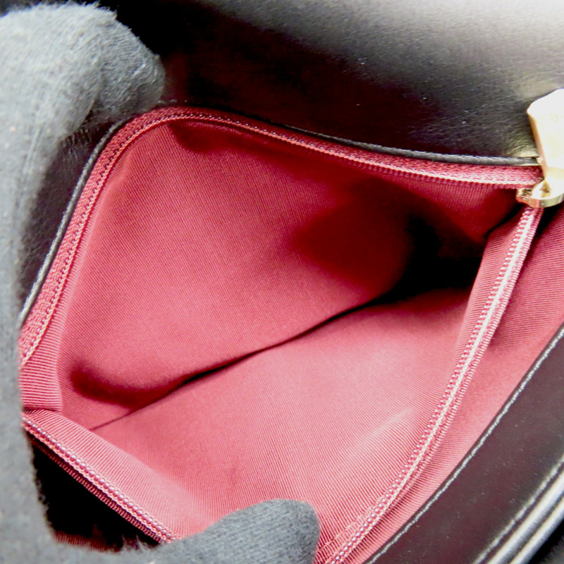 黑色 牛皮 鍊帶 肩背包 無卡-7