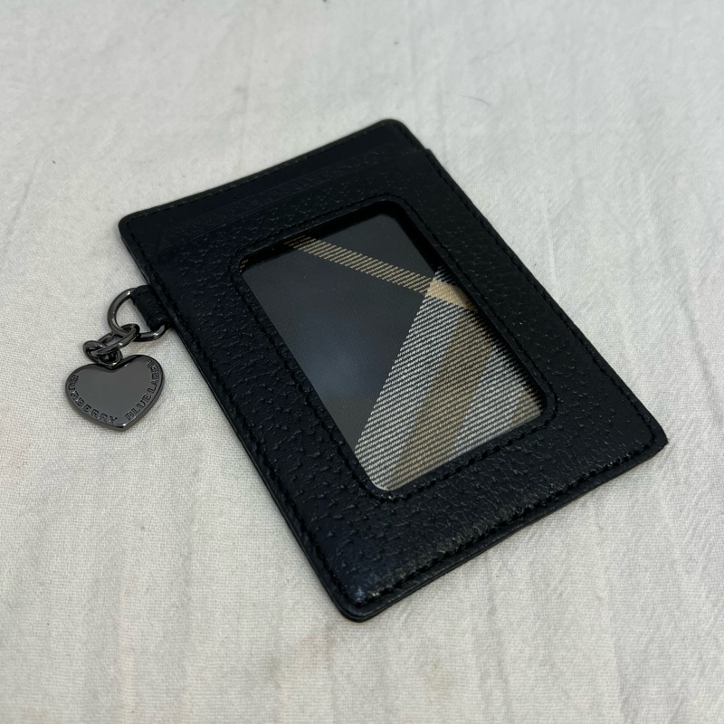 Burberry 荔枝紋皮革 金屬心形卡夾-2