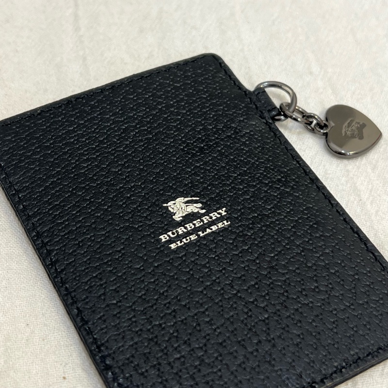 Burberry 荔枝紋皮革 金屬心形卡夾-7