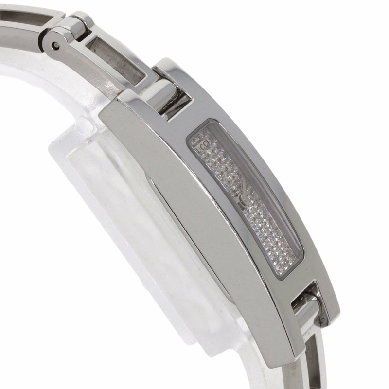 Gucci 3900L 方形鑽石錶盤不鏽鋼女士手錶-5