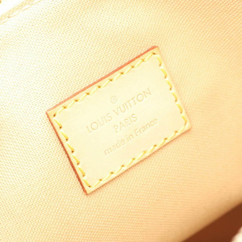 Louis Vuitton Pochette Bosphore 單肩包,塗層帆布和皮革,Damier Azur 錶帶,女款,白色,N51112-3