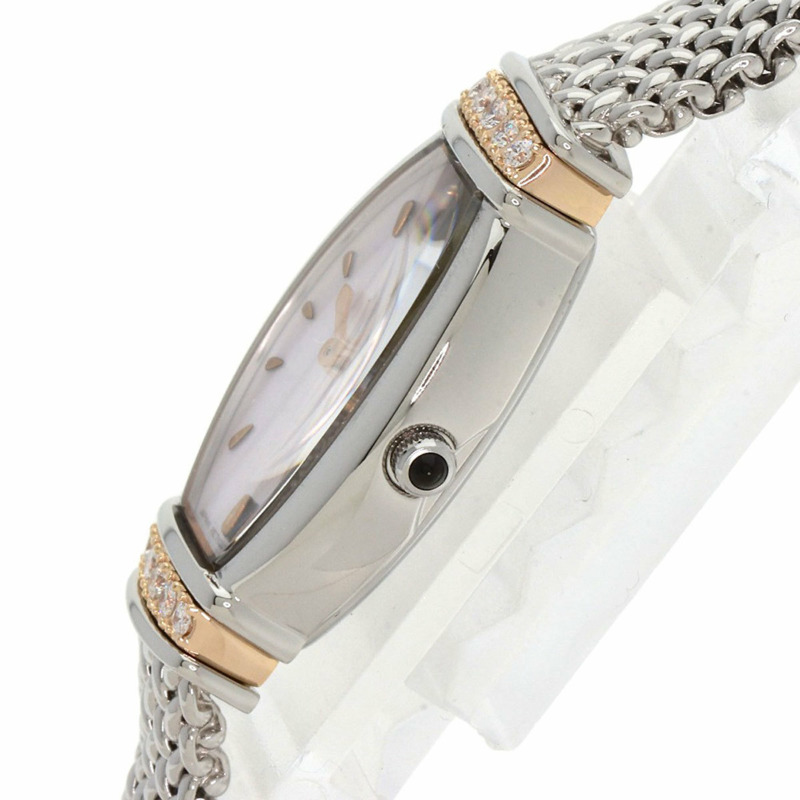 Seiko GSTE966 1E70-3B90 Credor 鑽石手錶，不鏽鋼，18K 金，女士-4