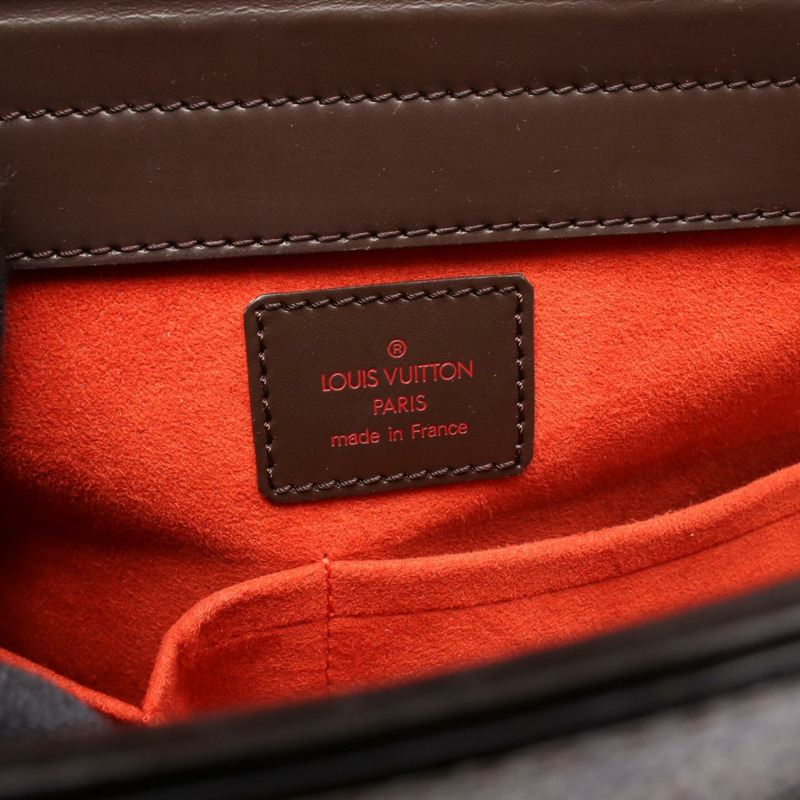 路易威登 Saria So 手提包 N51284 Damier 帆布棕色 Ebene 二手女士 LV-3