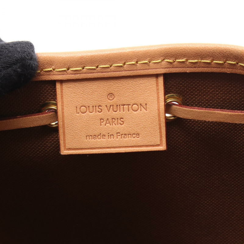 LOUIS VUITTON Nano Noe 抽繩肩背包 M41346 Monogram 帆布 二手 女款-3