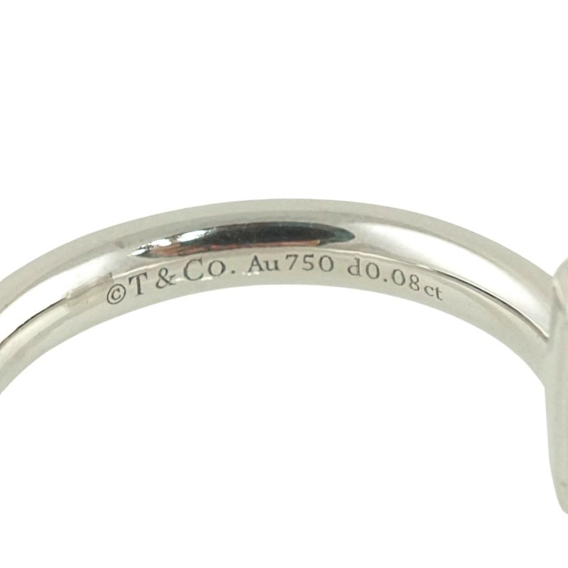 TIFFANY T1 18K白金鑲鑽石戒指(附2025年購證)-10