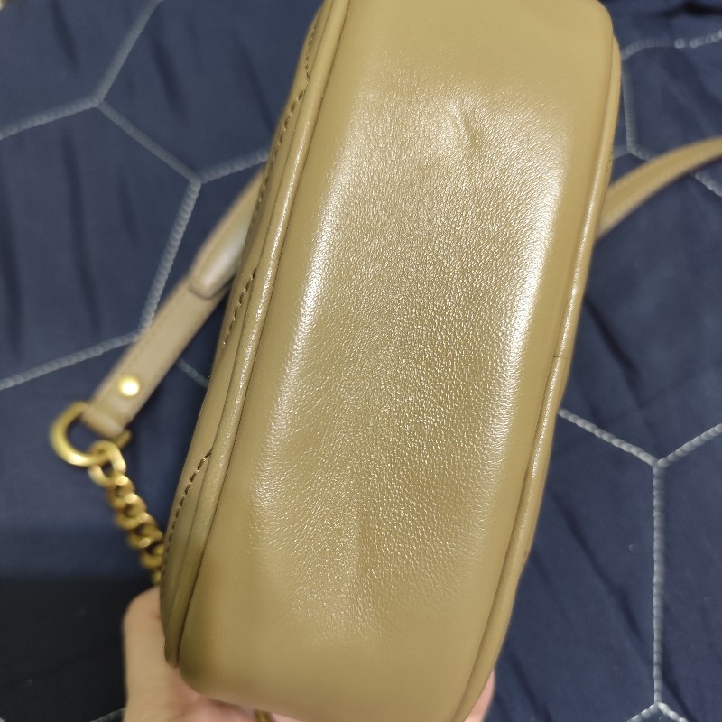 TB toryburch Kira專櫃款 灰棕色/奶茶色/可可灰 小款斜背相機包 全新(2025流行色)-29