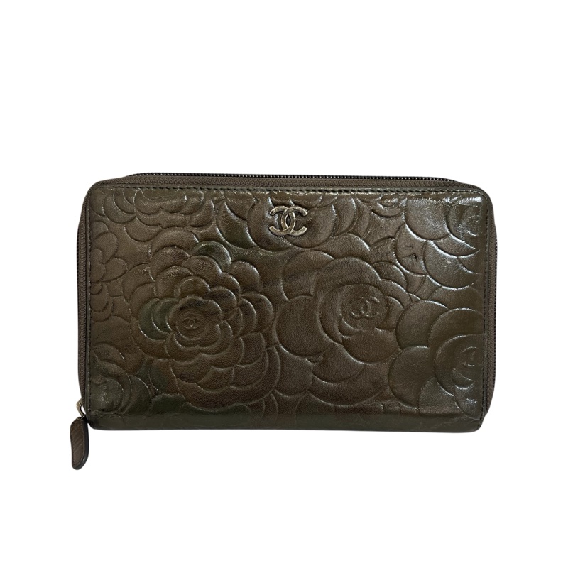 CHANEL 山茶花系列 長夾卡夾-0