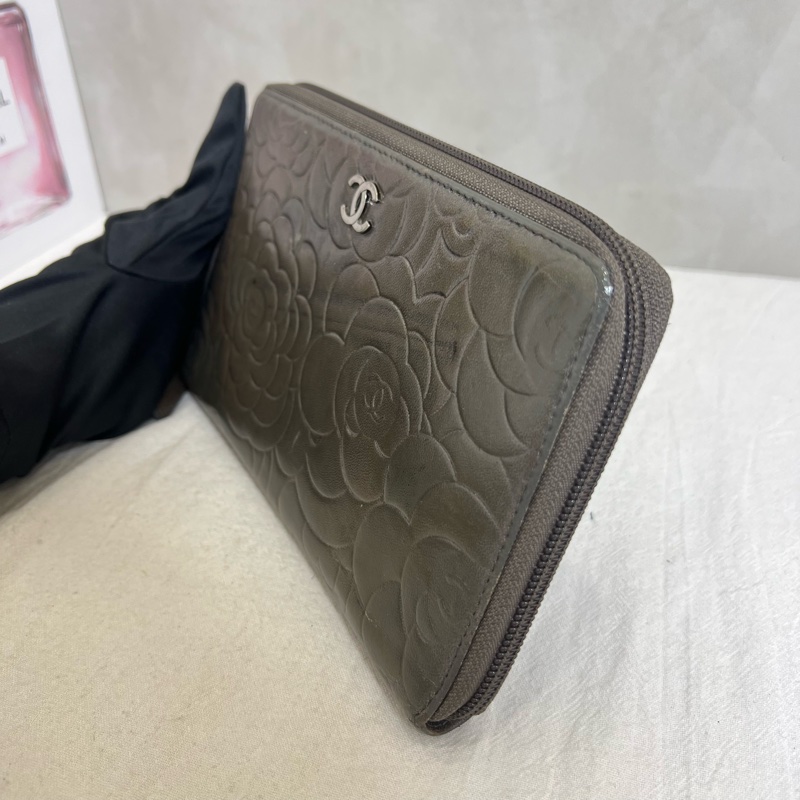 CHANEL 山茶花系列 長夾卡夾-1