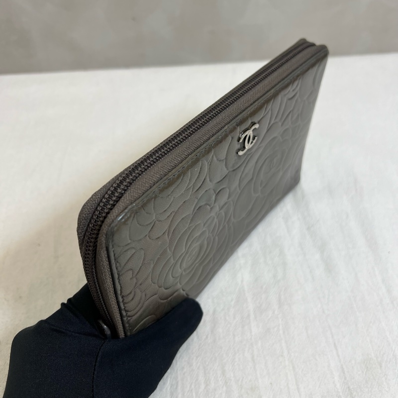 CHANEL 山茶花系列 長夾卡夾-3