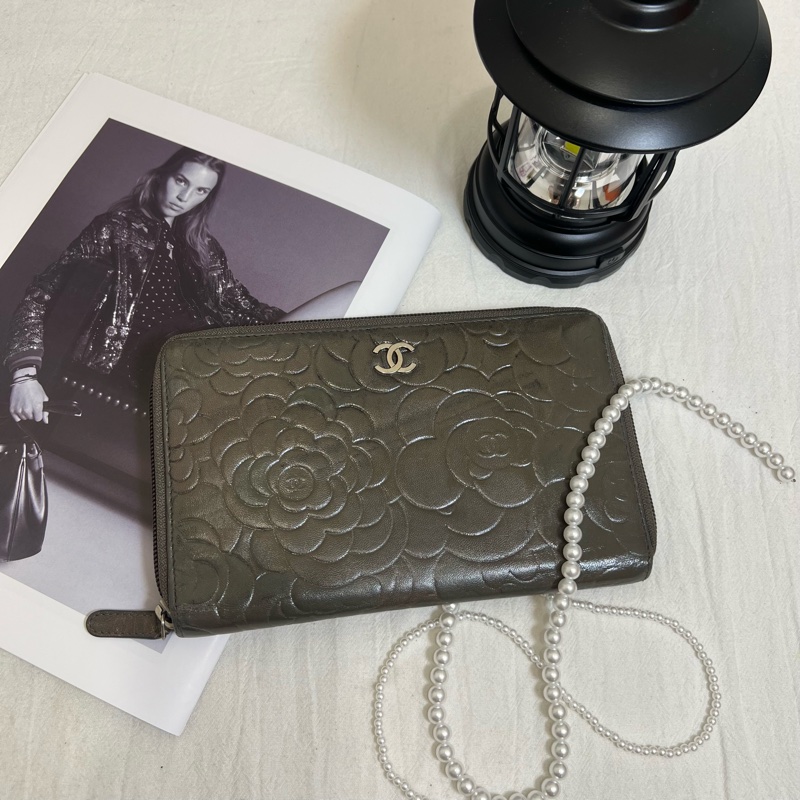 CHANEL 山茶花系列 長夾卡夾-9