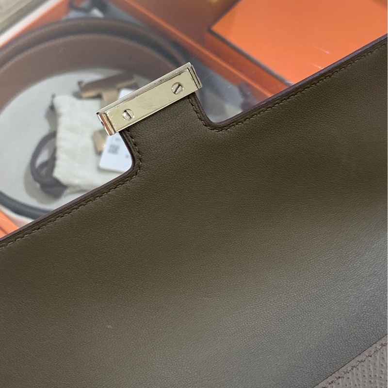 🌈Hermes🧡Constance Wallet🧡石器灰銀扣🌟98新🌟Epsom皮🌟-5