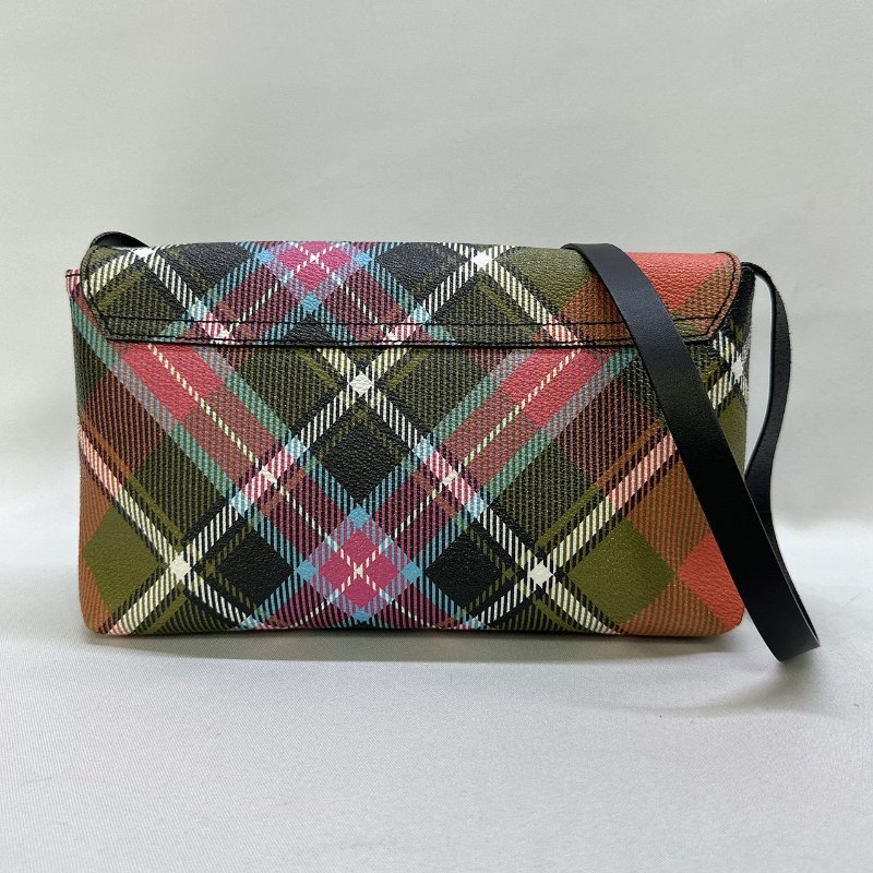 Vivienne Westwood薇薇安 Edinburgh格紋斜背包-1