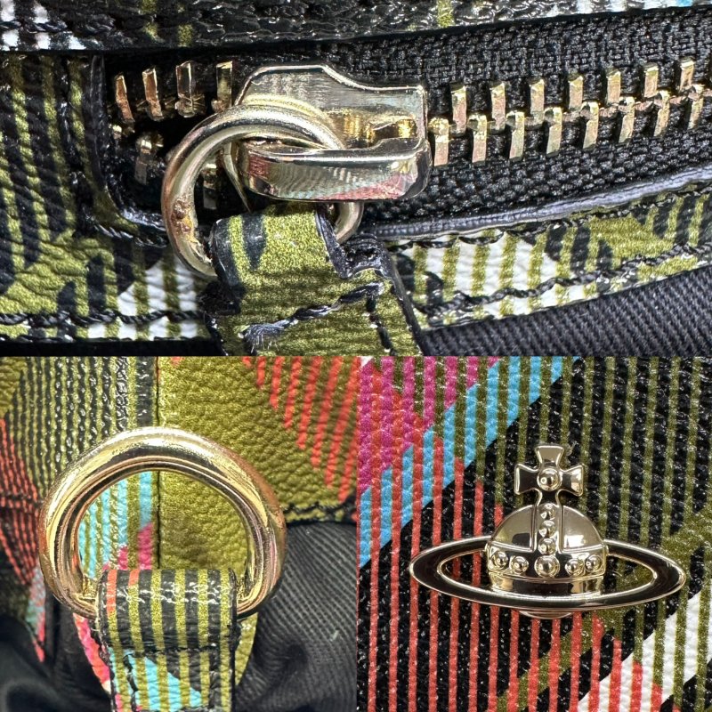 Vivienne Westwood薇薇安 Edinburgh格紋斜背包-5