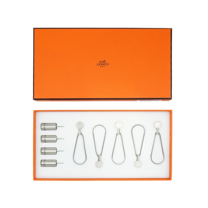 Hermes 展示品 金屬絲巾架(銀)-0