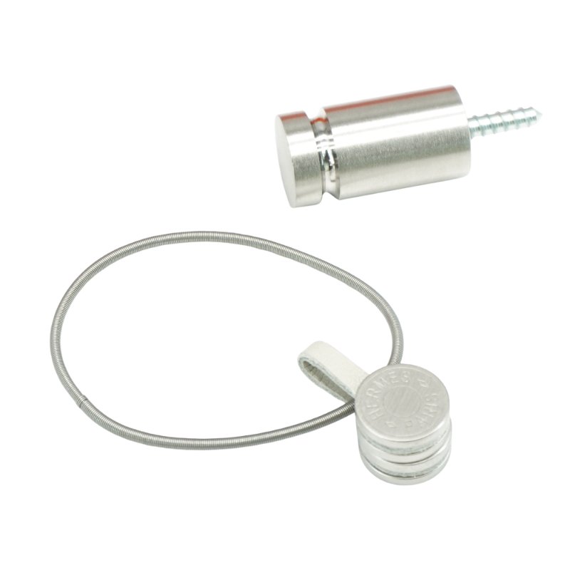 Hermes 展示品 金屬絲巾架(銀)-4