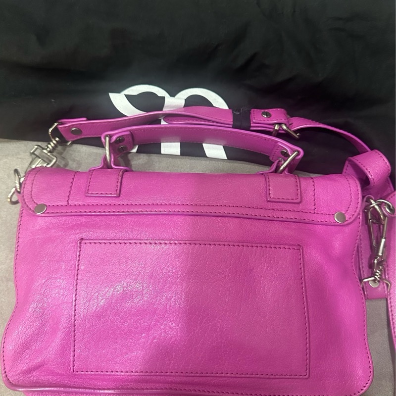 Proenza Schouler 紫色斜背包 /手提/肩背三用包/小號-8