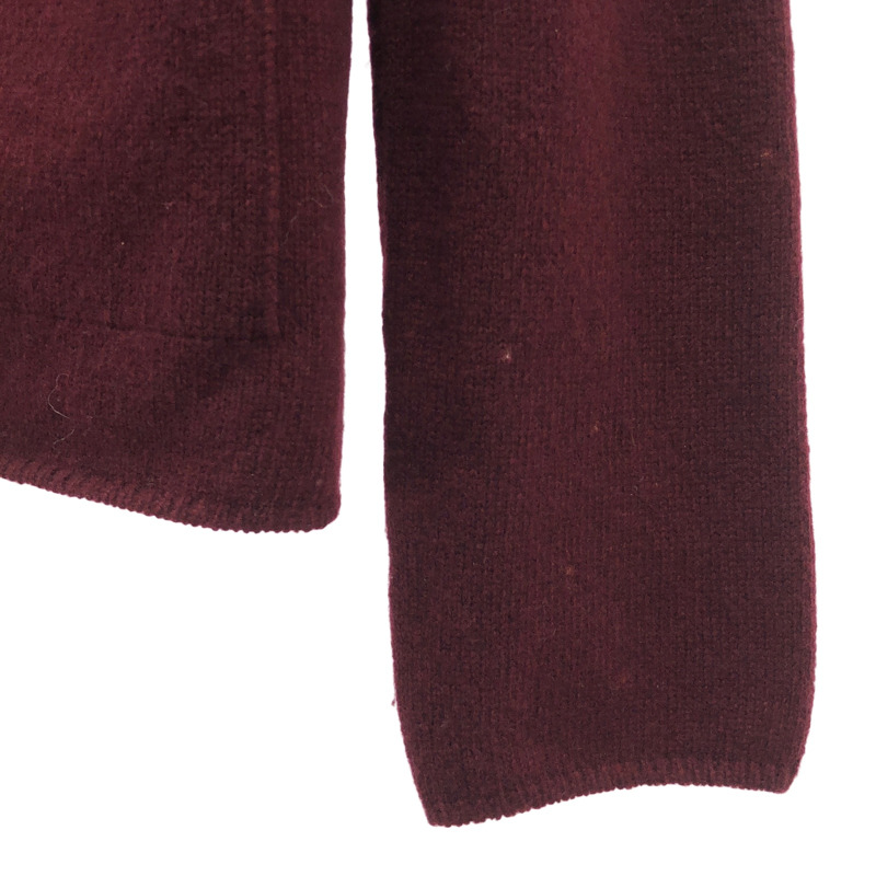 香奈兒針織衫套裝 P11473W02426 羊絨波爾多紅 二手 女士 #36 CC-3
