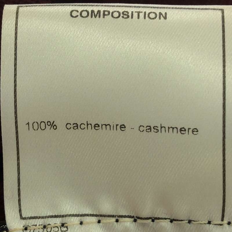 香奈兒針織衫套裝 P11473W02426 羊絨波爾多紅 二手 女士 #36 CC-6